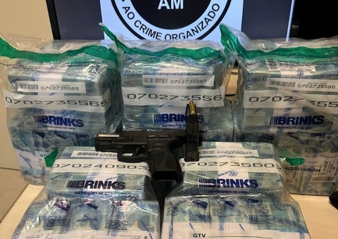 Operação prende suspeitos e apreende R$ 2,5 milhões em dinheiro vivo em Manaus