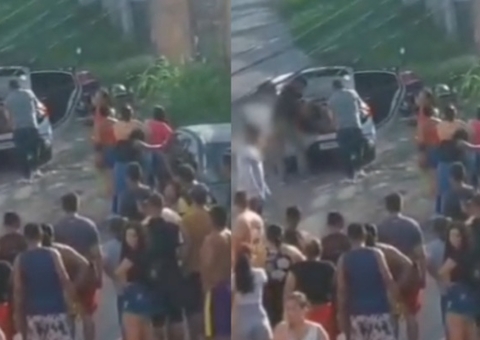 Homem é baleado e retirado do local em porta-malas em Manaus; vídeo