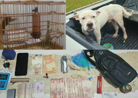 Homem é preso por tráfico de drogas e maus-tratos contra animais no Amazonas