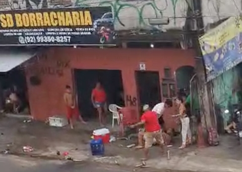 Novo vídeo revela briga familiar de borracheiro minutos antes da morte