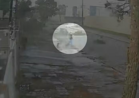 Jovem se agarra a árvore para se salvar de tornado no Paraná; vídeo
