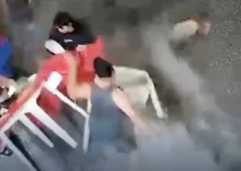 Vigilante brigou com vizinha em churrascaria dias antes de matá-la na Betânia; vídeo