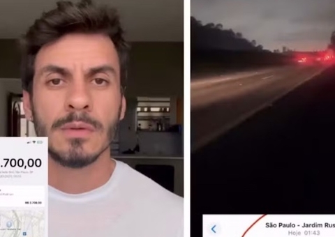 Ator denuncia taxista por cobrar R$ 2.700 em corrida e abandoná-lo na rodovia
