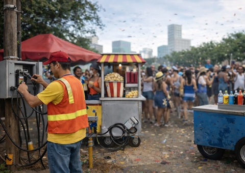 Energia elétrica no Carnaval: dicas essenciais para ambulantes e foliões