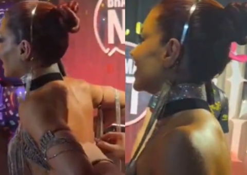 Gkay passa sufoco no Carnaval: top rasga e musa quase se expõe na Sapucaí