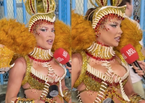 Musa da Grande Rio, Jaquelline diz que usa Super Bonder para não "mostrar demais"