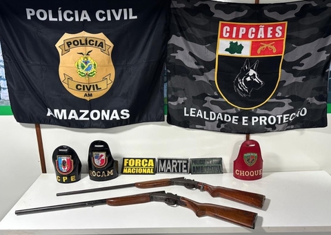 Homem armado com duas espingardas tenta matar mulher e acaba preso no Amazonas