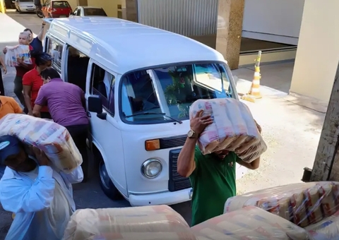 Na semana do Natal, famílias recebem mais de 40 toneladas de alimentos no Amazonas