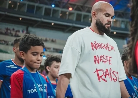 Fortaleza faz campanha contra racismo em apoio a filho de Zé Welison