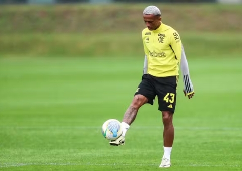 Wesley sofre lesão na coxa e é mais um desfalque no Flamengo contra o Bolívar