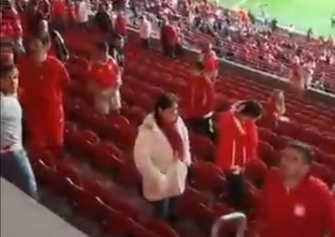 Torcedores agridem jornalistas em Inter x Flamengo; vídeo