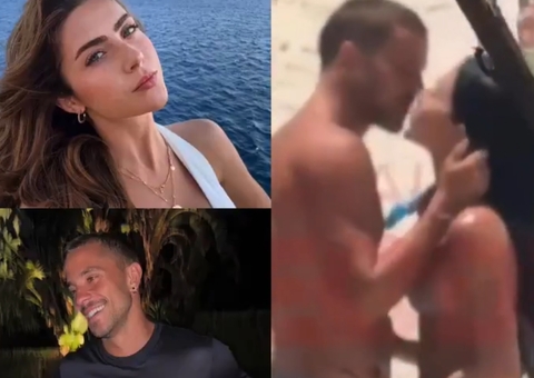 Flagrados! Jade Picon e André Lamoglia são vistos aos beijos no Rio; VÍDEO