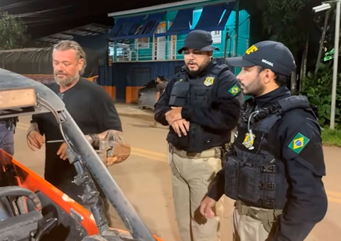 PRF apreende quadriciclo de Richard Rasmussen durante expedição na BR-319