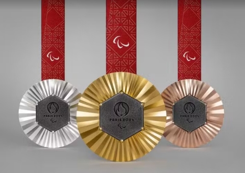 Entenda o design das novas medalhas das Olimpíadas de Paris