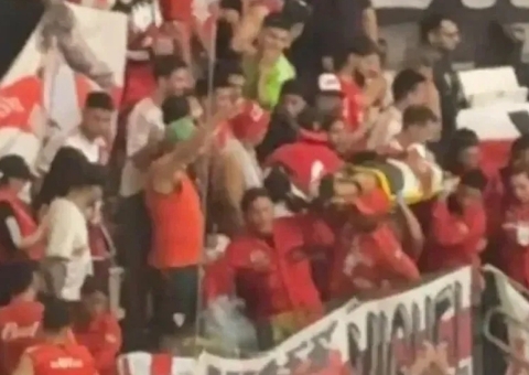 Torcedor do River Plate tem coma alcoólico antes de jogo contra Atlético-MG