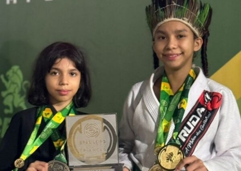 Irmãs indígenas representam o Amazonas e sobem ao pódio no Brasileiro de Jiu-Jitsu