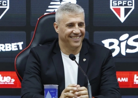 Hernán Crespo define prioridade no São Paulo: 'A urgência é o Brasileirão'