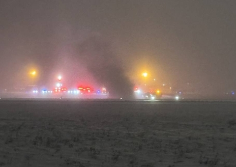 Avião particular com 8 pessoas cai durante decolagem no Maine, nos EUA