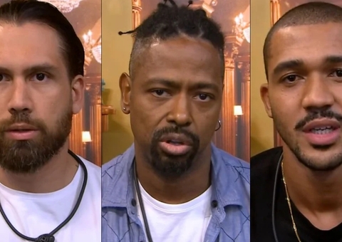 BBB26: Brigido, Leandro e Matheus estão no 2º Paredão