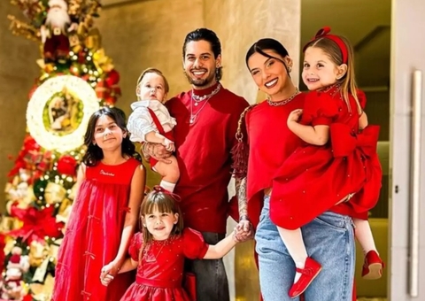 Ana Castela celebra primeiro Natal com a família de Zé Felipe