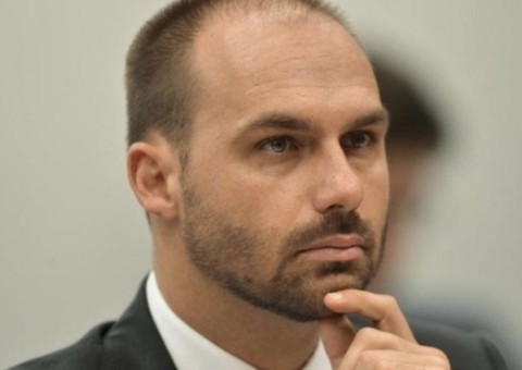 Eduardo Bolsonaro diz que Motta e Alcolumbre podem sofrer sanções dos EUA