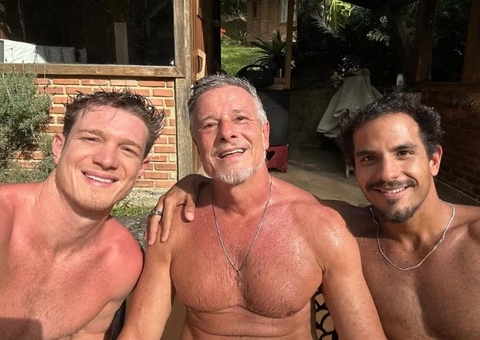 Marcello Novaes compartilha foto com os filhos e anima web: 'Muita beleza'