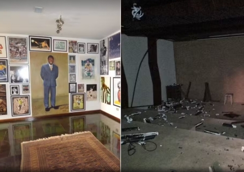 Mansão de luxo de Pelé está abandonada e sofre com roubos constantes