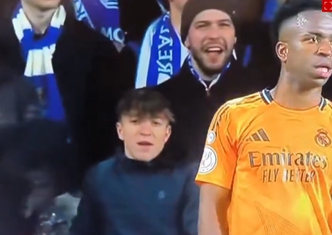 Em jogo tenso, Vini Jr. é vítima de racismo na Copa do Rei