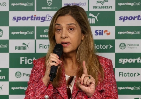 Leila faz promessa em caso de título do Palmeiras na Libertadores; veja