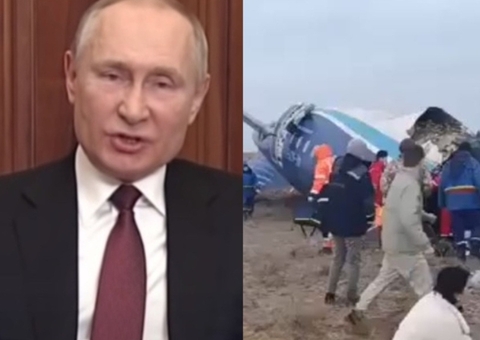 Putin pede desculpas ao Azerbaijão por queda de avião que matou 38 pessoas