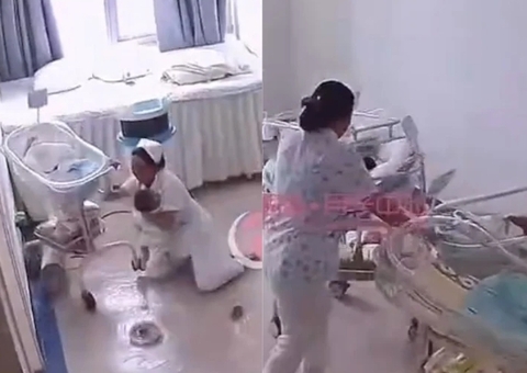 Enfermeiras protegem recém-nascidos durante terremoto em Mianmar e Tailândia; vídeo