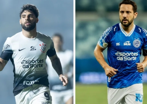 Corinthians e Bahia se encontram no Brasileirão em duelo direto por Libertadores