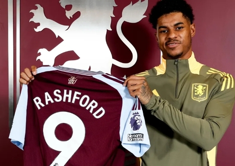 Aston Villa anuncia contratação por empréstimo de Rashford