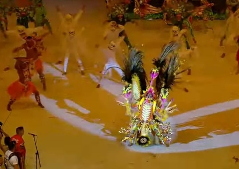 Pajé do Garantido evolui com toada de 2013 e levanta Galera em Parintins