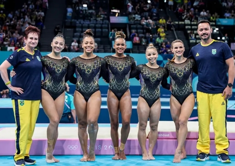 Antes de bronze em Paris, melhor colocação do Brasil na ginástica por equipes era 8º lugar