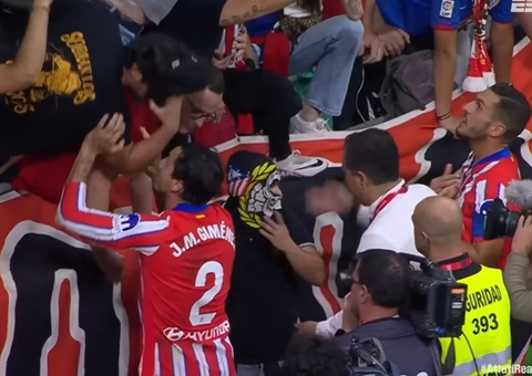 Atlético de Madrid planeja punir torcedores por confusão no clássico contra Real Madrid