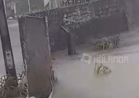 Prefeitura mobiliza equipes após muro de Vila Militar em Manaus ceder com temporal