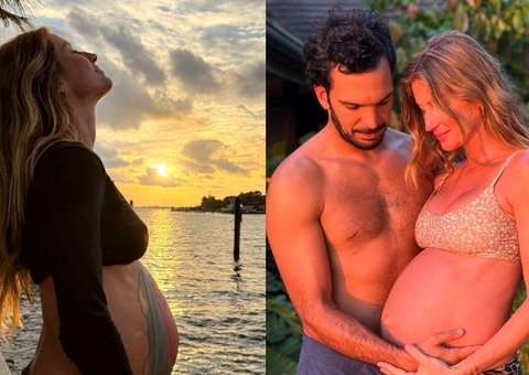 Gisele Bündchen compartilha fotos inéditas e faz reflexão após nascimento de 3º filho