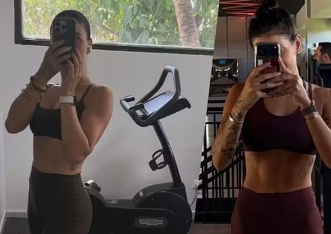 Famosos treinam no primeiro domingo do ano; confira