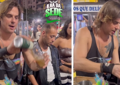 Ex-galã de 'Malhação', Daniel Erthal vende bebidas em show de Lady Gaga