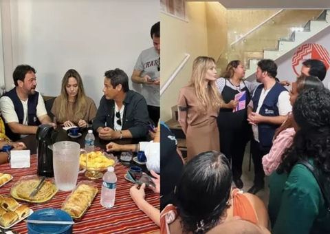 No Brasil, Angelina Jolie visita ONG de refugiados
