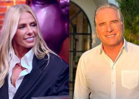 Adriane Galisteu é questionada se Roberto Justus é bom de cama e dá resposta certeira