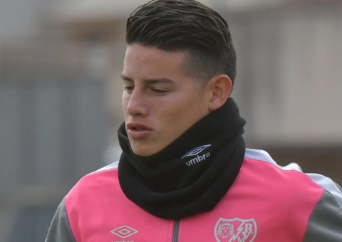James Rodríguez irá rescindir contrato com o Rayo Vallecano, diz jornalista