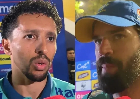 Jogadores do Brasil reagem ao empate com o Equador em estreia de Ancelotti