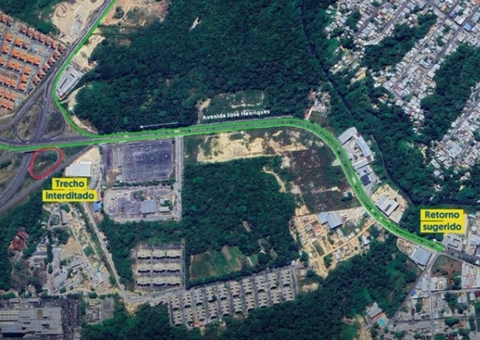 Obras no Rapidão mudam trânsito neste fim de semana em Manaus; confira