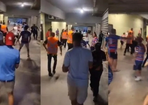 Torcedores do Colo-Colo são expulsos do Castelão em jogo contra o Fortaleza