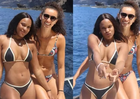 Rebeca Andrade e Gabi Guimarães surgem juntas e reacendem rumores de romance