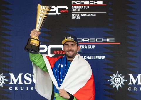 Com garra e talento, Moura Neto leva o Amazonas ao pódio da Porsche Cup em Interlagos