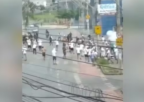 Torcedores do Atlético e Cruzeiro brigam horas antes de jogo; vídeo