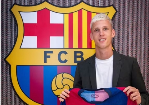 Barcelona anuncia contratação de Dani Olmo, destaque da Espanha na Euro